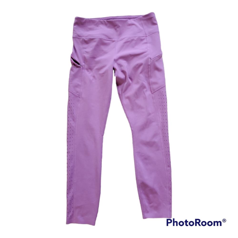 Athleta Leggings in Pink Size Med